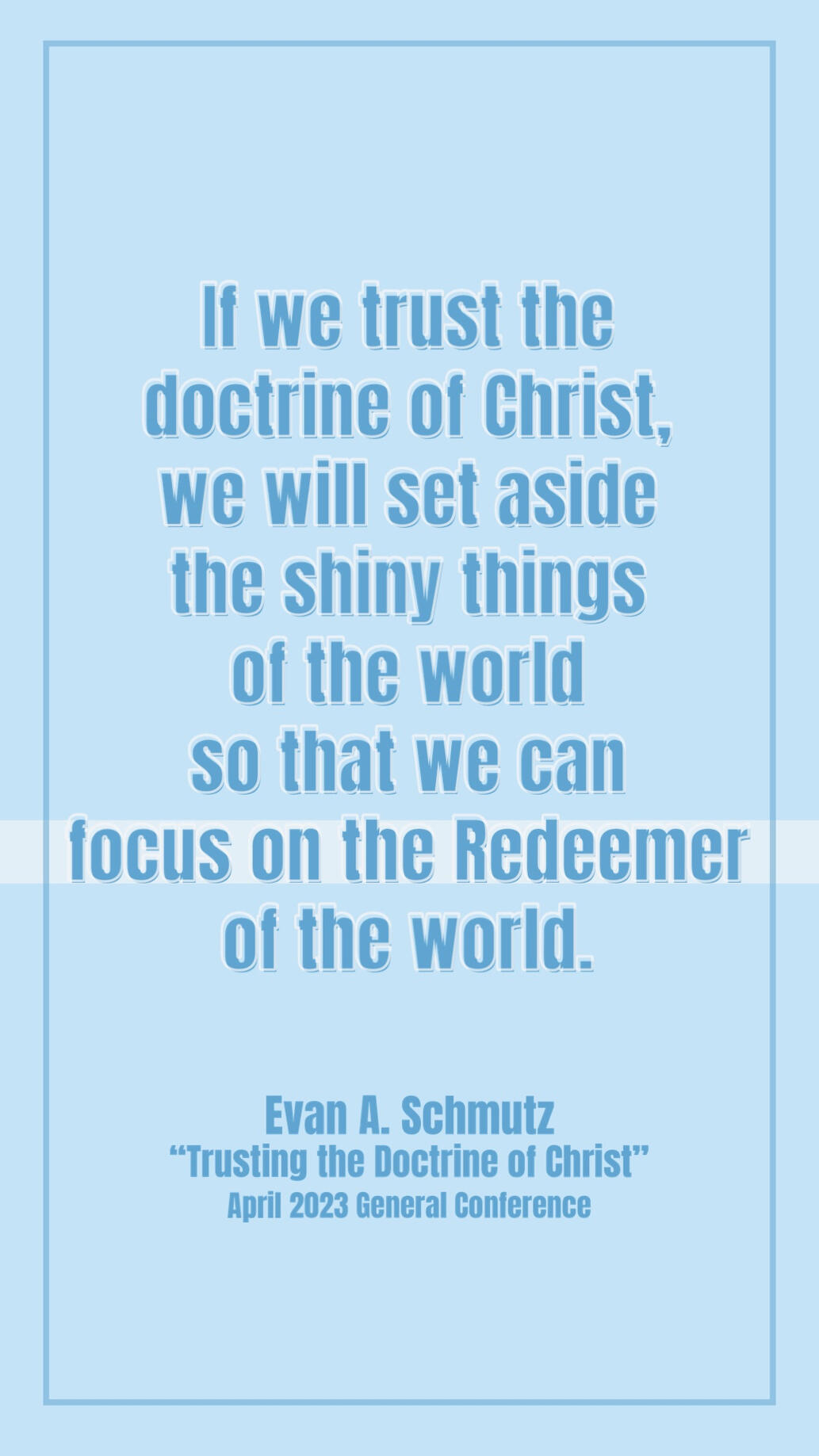 Trusting the Doctrine of Christ