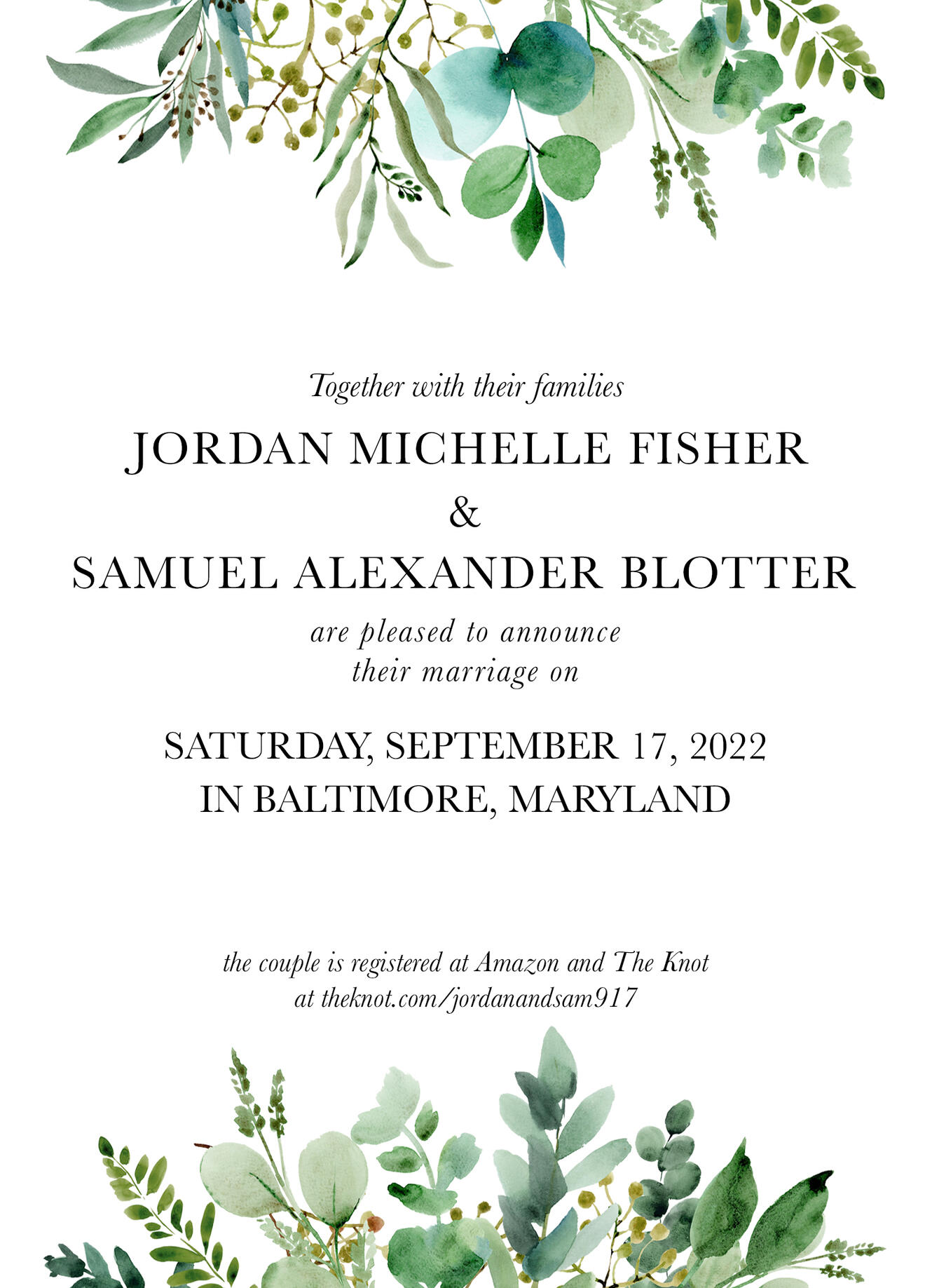 Wedding Invitation