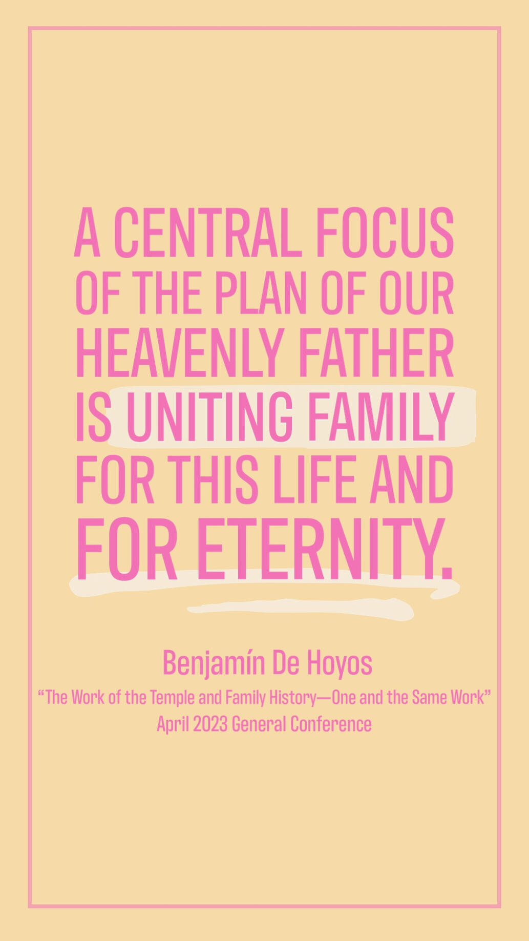 The Work of the Temple and Family History - One and the Same Work